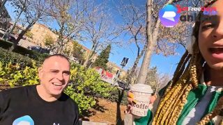 Ebony Luna Black recognizes me on the street so brings me to her home and we had rough sex-1