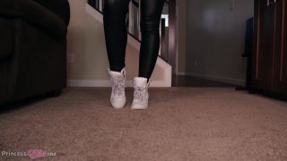 online clip 16 mud fetish Princess Ellie Idol - Wedge Sneaker Carpet Scraping, m on femdom porn-1