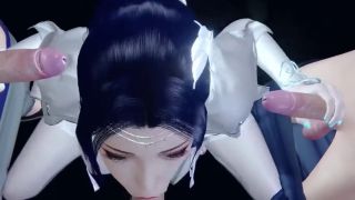 Orgasm 3D big boobs slut have her fifst time blowjob sex with big dicks-6