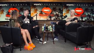 Nikki Benz and Kazumi Fuck Cancer Patient Live on Podcast-1