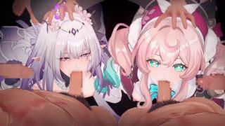 遐蝶  2,3DCastorice,Hyacine group orgy sex2.-1