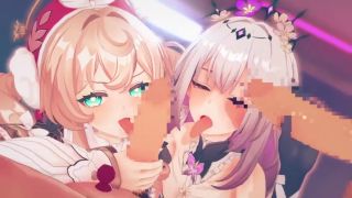 遐蝶  2,3DCastorice,Hyacine group orgy sex2.-6