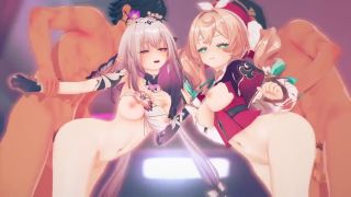 遐蝶  2,3DCastorice,Hyacine group orgy sex2.-8