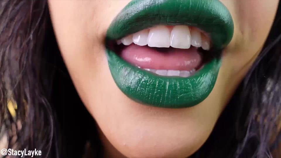 Stacy Layke - GREEN LIPS.