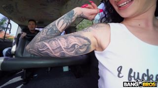 Arabelle Raphael – Euro Tattoo Artist Gets An Anal Ride – Bang Bus – Hd 720P Milf!-1