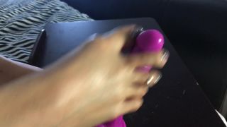 ashleyfancyfeet – First dildo footjob | dildo | toys rubber femdom-6