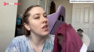 She Cant Get Enough Of Her Own Pussy Smell and Squirt Panty Licking Compilation-4