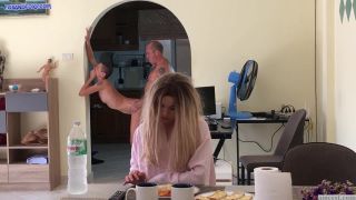 adult video clip 25 yuri femdom Lisa Fox – Naughty Stepdaughter Hid in the Fridge and got Ass Fuck from Daddy while Mom Watch TV FullHD 1080p, almost caught on femdom porn-6