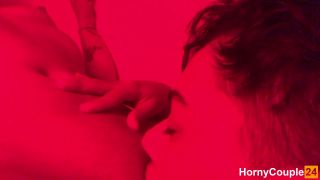 Real Couple Having Passionate And Romantic Sex Under Red Led Lights 1080p-4