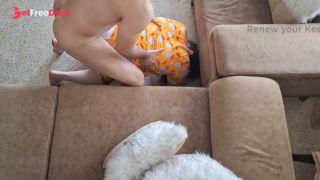 Under the Sofa Steamy Doggystyle Sex with Egyptian Girl      -6