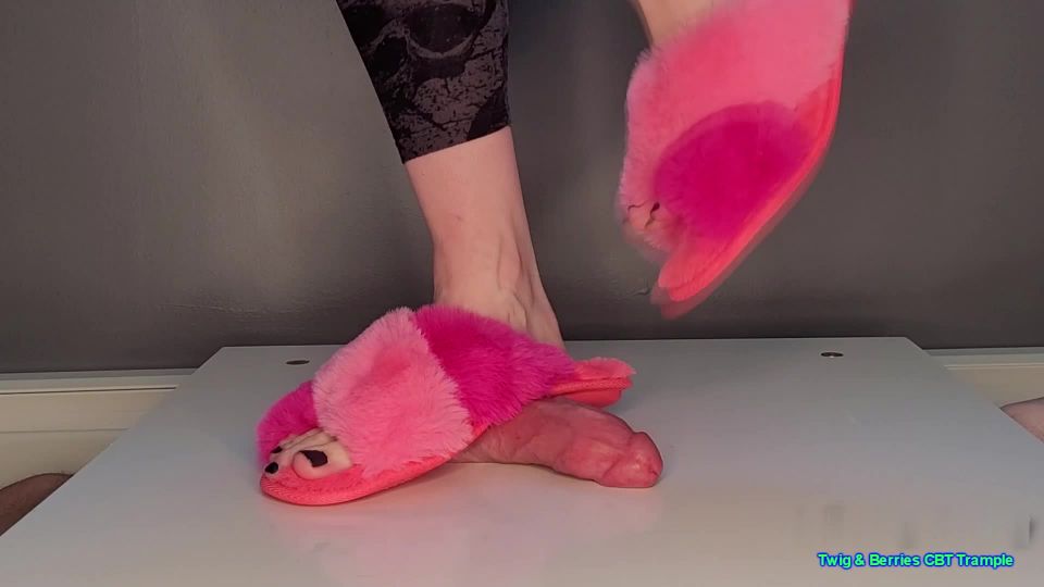 Twig And Berries Cbt Trample - Fuzzy Sandals And Flat Balls