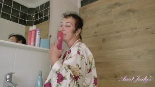 Esmerelda Morning Bathroom Dildo Play-0