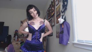 Trying On Lingerie – Fluffer Nutter - striptease - solo female owk femdom-2