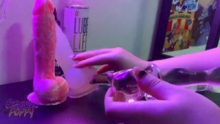 Big Boobs Cute Brunette Shows off Her Sex Toys-3