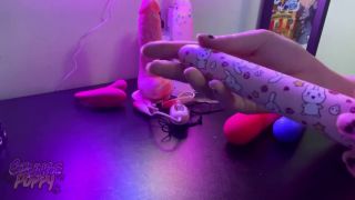 Big Boobs Cute Brunette Shows off Her Sex Toys-6