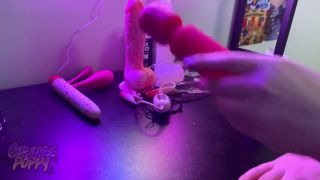 Big Boobs Cute Brunette Shows off Her Sex Toys-7
