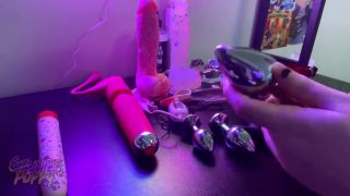 Big Boobs Cute Brunette Shows off Her Sex Toys-9