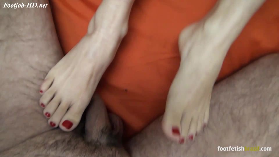 Fucking the perfect little feet of a blonde geek! – Cute Girls Footjobs! Foot!