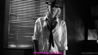 LouLou Petite Louloupetite - the smoking deetective a slow sensual smoking striptease in classy b w x 08-03-2021-3