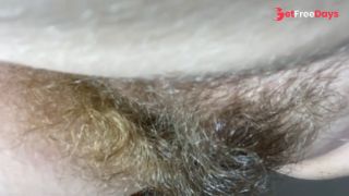 [GetFreeDays.com] 10 minutes of hairy pussy admiration huge bush closeup Porn Film February 2023-3