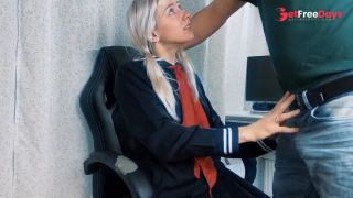 Mein Deutschlehrer hat mich hart gefickt. Schulmdchen Schlampe Dirty Talk Sperma auf Muschi hart fi-2