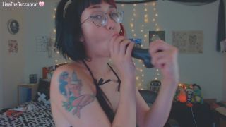 free video 22 LisaTheSuccubrat – Dildo Suck in Glasses on blowjob porn braces fetish-0