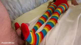 online porn clip 19 secret foot fetish Footjob Pride – Covid Couple, footjob on handjob porn-0