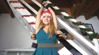 FrenchTickling – Lisabeth’s Ticklish Underarms Are A Christmas Present Tickling!-5