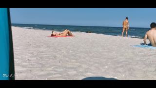 Sharing My Girl With A Stranger On The Public Beach Threesome WetKelly 1080p-0