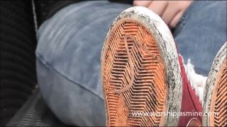 Video online Worship Jasmine - Dirty Red Nikes | humiliation | fetish porn-8