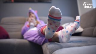 xxx clip 24 Czech Soles – Cosplay BIG teen feet teasing POV, mature bbw femdom on femdom porn -2