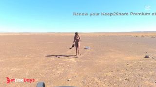 Sexcation Part 3 - bathing in the middle of the desert a nd giving daddy a blowjob-1