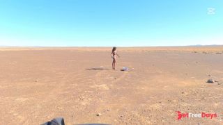 Sexcation Part 3 - bathing in the middle of the desert a nd giving daddy a blowjob-3