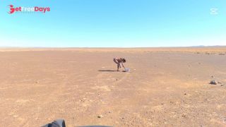 Sexcation Part 3 - bathing in the middle of the desert a nd giving daddy a blowjob-4