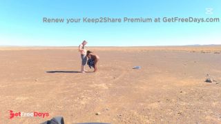 Sexcation Part 3 - bathing in the middle of the desert a nd giving daddy a blowjob-8
