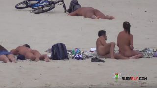 Voyeur at nude beach in spring time 2 nudism -1