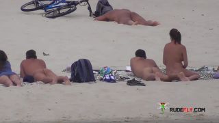 Voyeur at nude beach in spring time 2 nudism -2