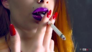 free xxx video 31 Miss Kira Star - Purple Lips Smoking, sexy fetish on masturbation porn -3