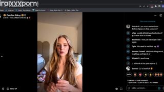 Blowjob porn Caroline Zalog Exclusive Caroline Zalog Teases in Halloween Livestream Leak Video-0