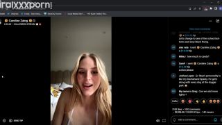 Blowjob porn Caroline Zalog Exclusive Caroline Zalog Teases in Halloween Livestream Leak Video-2