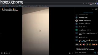 Blowjob porn Caroline Zalog Exclusive Caroline Zalog Teases in Halloween Livestream Leak Video-3