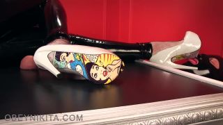 adult video clip 3 Heel Slut – Shiny Grey Heels on high heels porn bollywood femdom-0