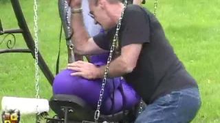 free porn video 1 Lydia and the garden swing Bondage | bondage | high heels porn sex bdsm gagged-1