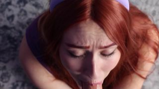 pregnant Daphne bound and used blowjob Alexia Preggo-5