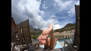 Mikayla Miles - Pool Feet....You are sitting behind me.-4