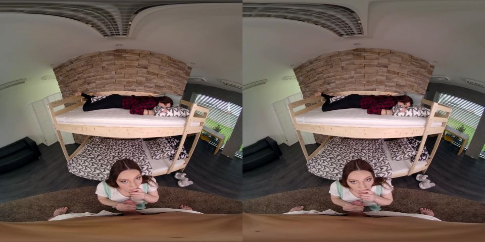 Kate Quinn - Quiet, my Roommate is Asleep - VR Porn (UltraHD 2K 2021)