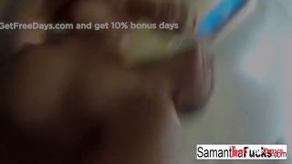 Samantha bath tub sex with Abigail Mac-8