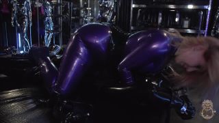 ebony femdom femdom porn | Kates Palace – Rubber Chastity Orgasm 2 – Cock Cage, Locked Dick | kates-palace-1