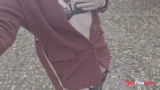 [GetFreeDays.com] Autumn erotica. Hot girl undresses and walks near the lake Adult Clip February 2023-1