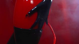 online clip 47 almost femdom femdom porn | Miss Ellie Mouse – Red Catsuit and Retro Devil | joi games-6